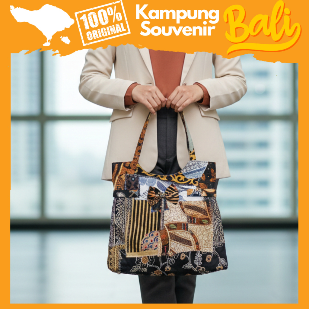 Tas Kain Etnik Bali Murah Tote Bag Oleh Oleh Khas Bali Kampung Souvenir