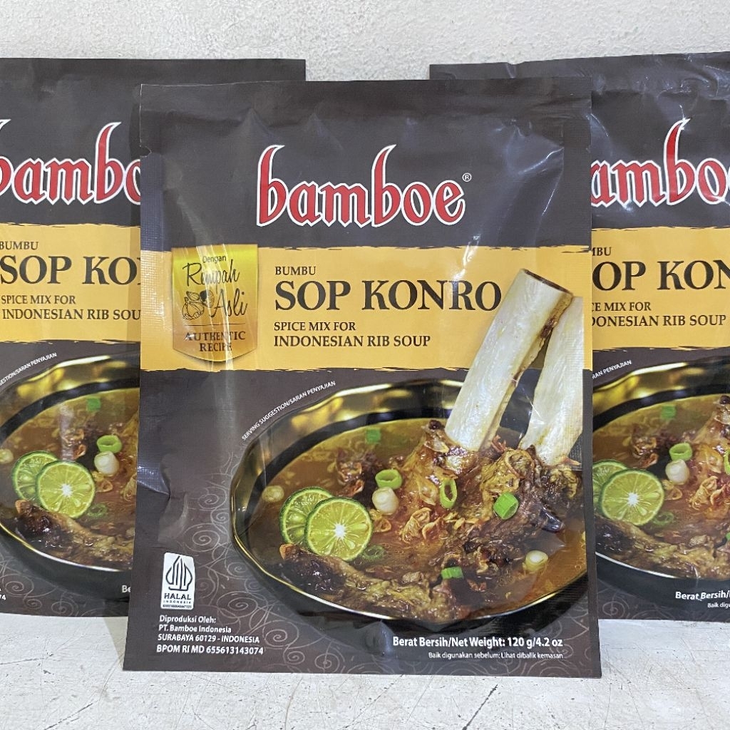 Bamboe bumbu SOP KONRO 120 gram | bumbu sop konro