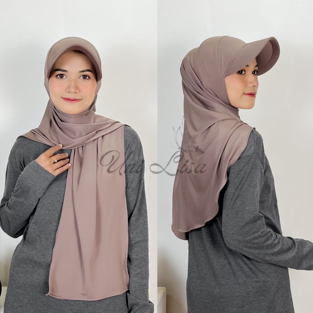 HIJAB TOPI/KERUDUNG TOPI/HIJAB SPORT TOPI/PASHMINA OLAHRAGA DENGAN TOPI JERSEY