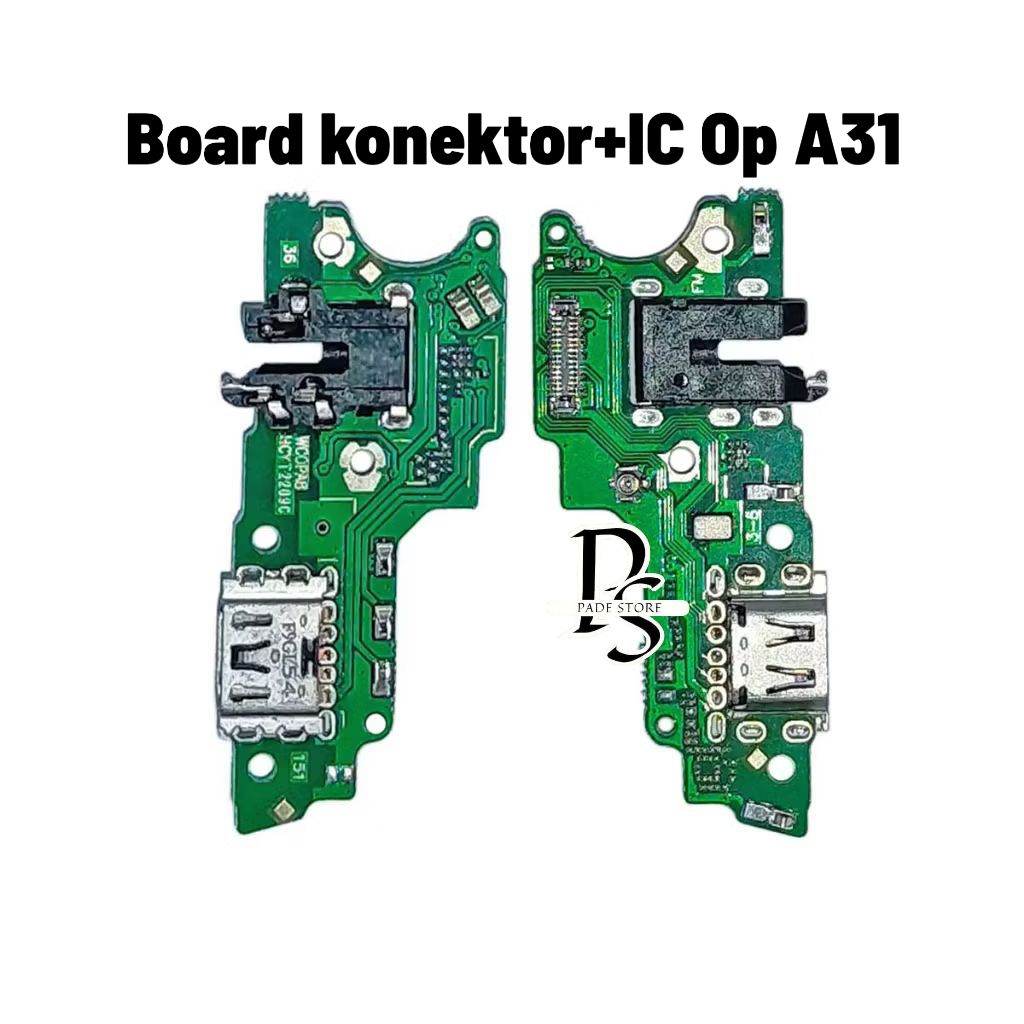 Padestore - Flexible Charger Oppo A31 Board Konektor Cas+IC