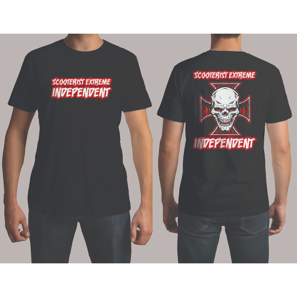 KAOS VESPA SCOOTER EXTREME INDEPENDENT PRIA DAN WANITA | KAOS DISTRO