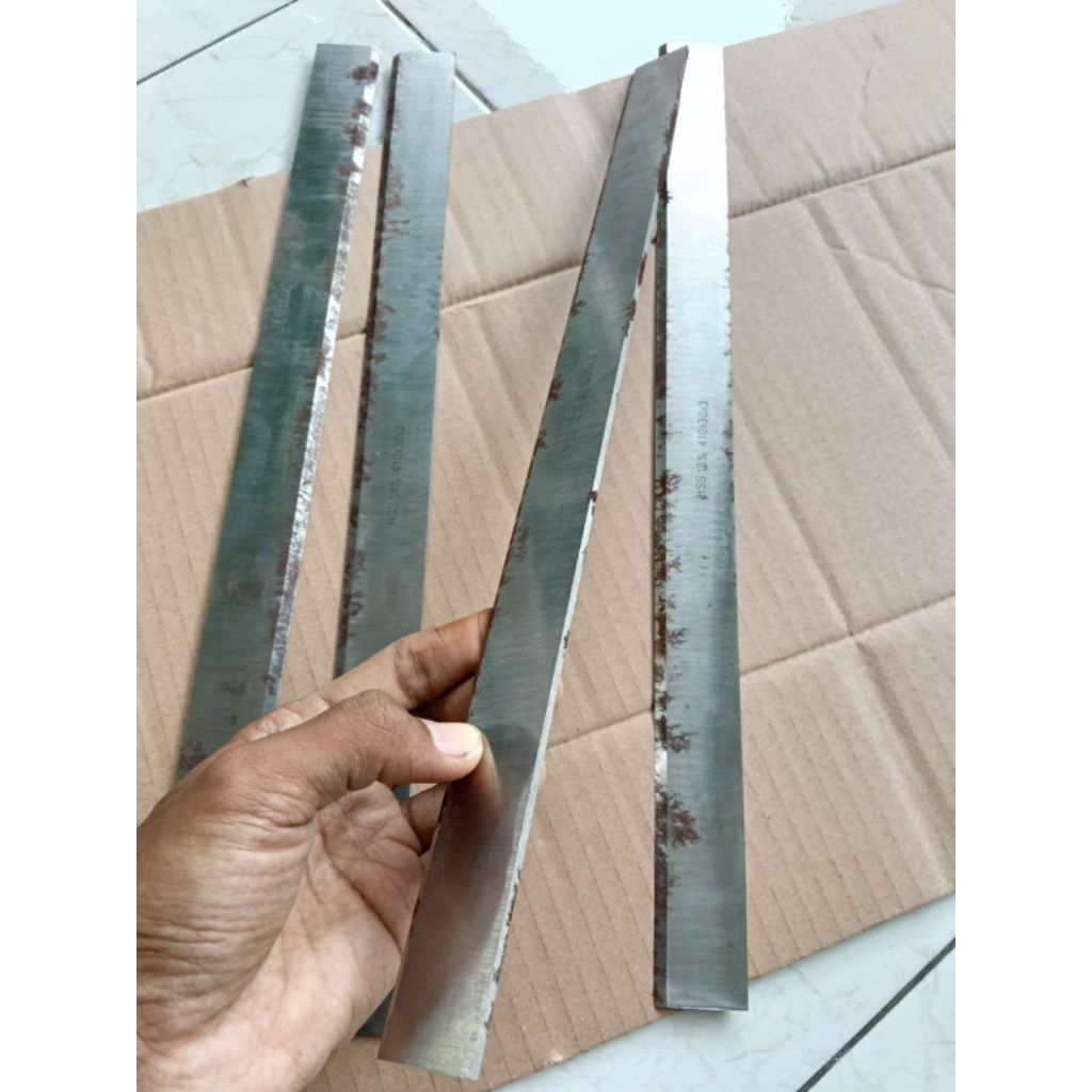 Pisau planer full Baja HSS 18% alat cacah mesin chopper