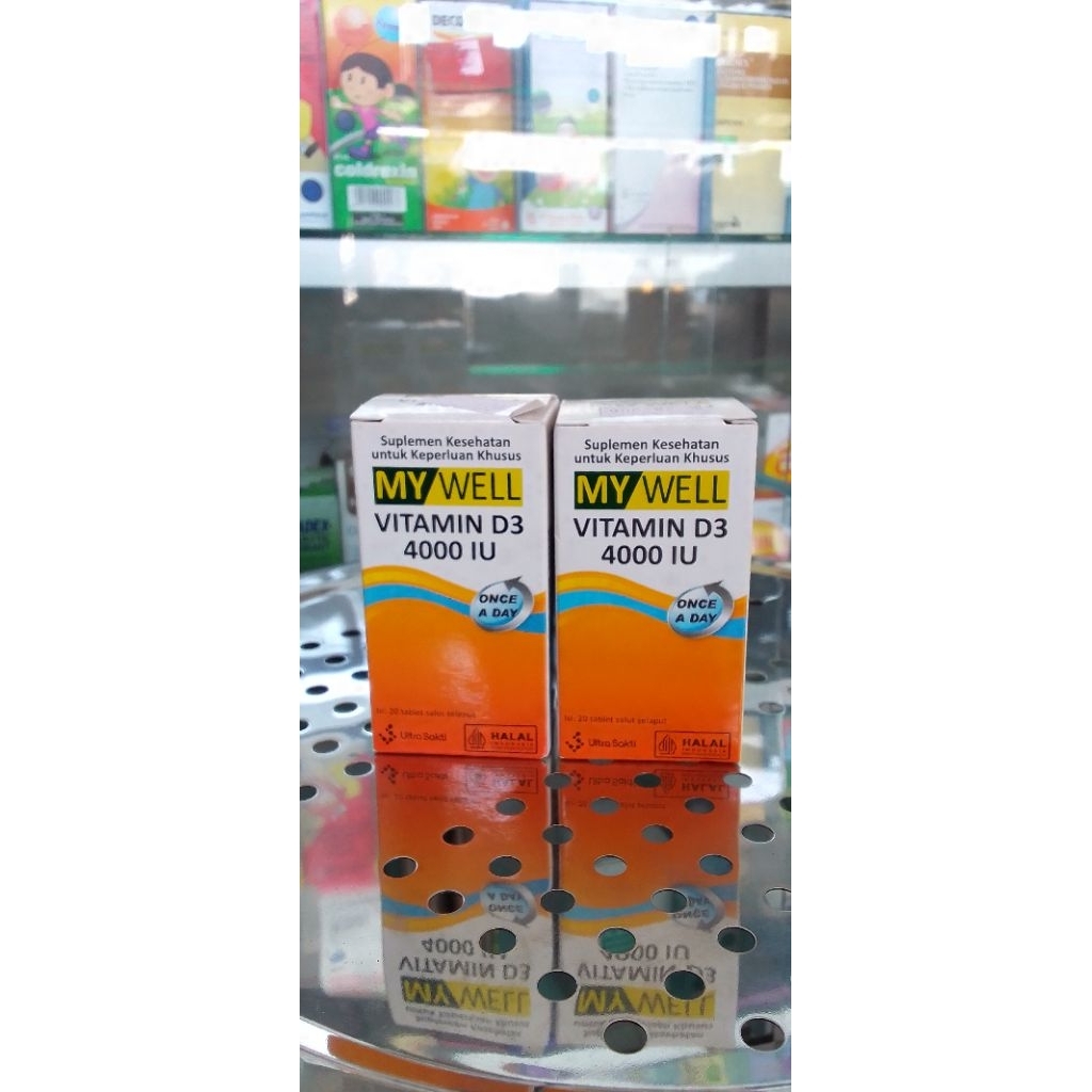 MY WELL VITAMIN D3 4000 IU | Suplemen kesehatan