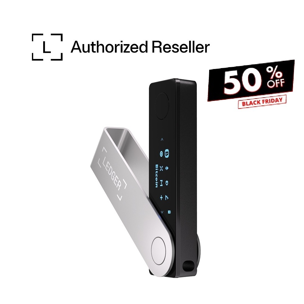 Ledger Nano X Onyx Black Crypto Hardware Wallet