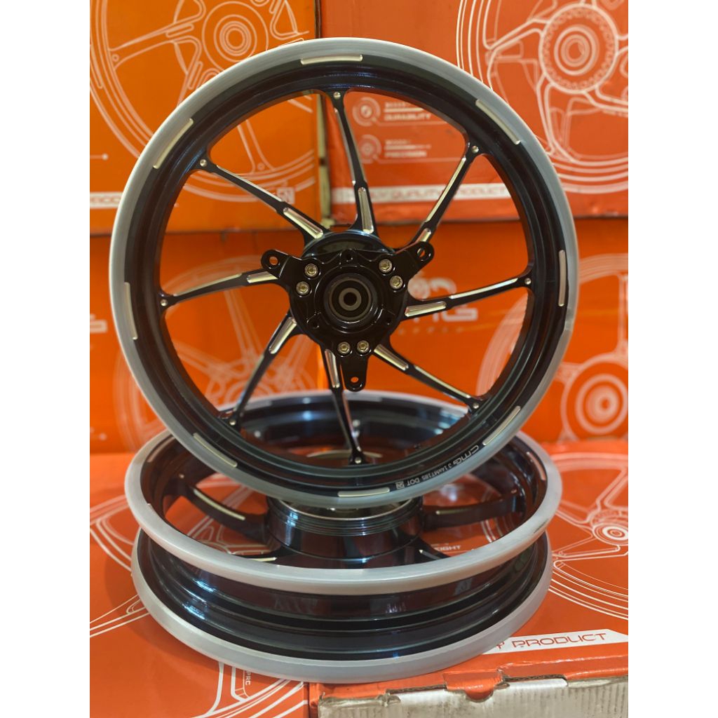 VELG/PELEK CMG MG801 PALANG 8  AEROX RING 14X185/215 TITANIUM