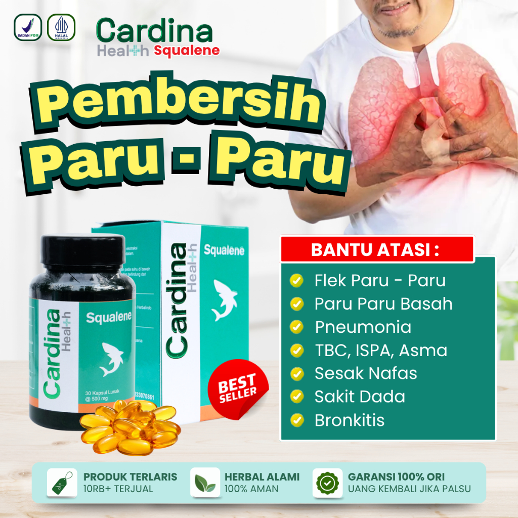 Obat Paru Paru Infeksi, Pembersih Paru Paru, Flek Di Paru Kotor, TBC Sesak Nafas, Bronkitis, Paru Pa