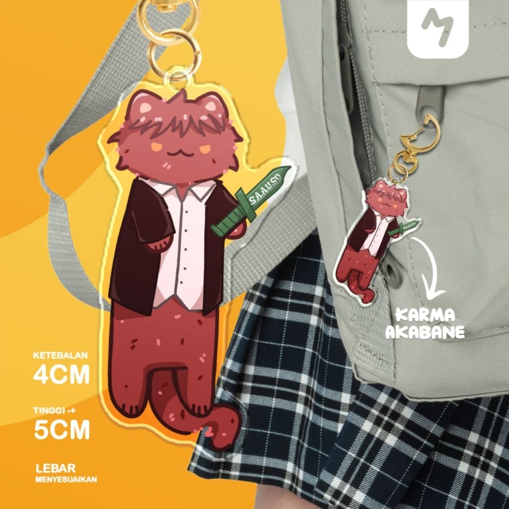 Gantungan Kunci Karma Akabane by Nimiaoo