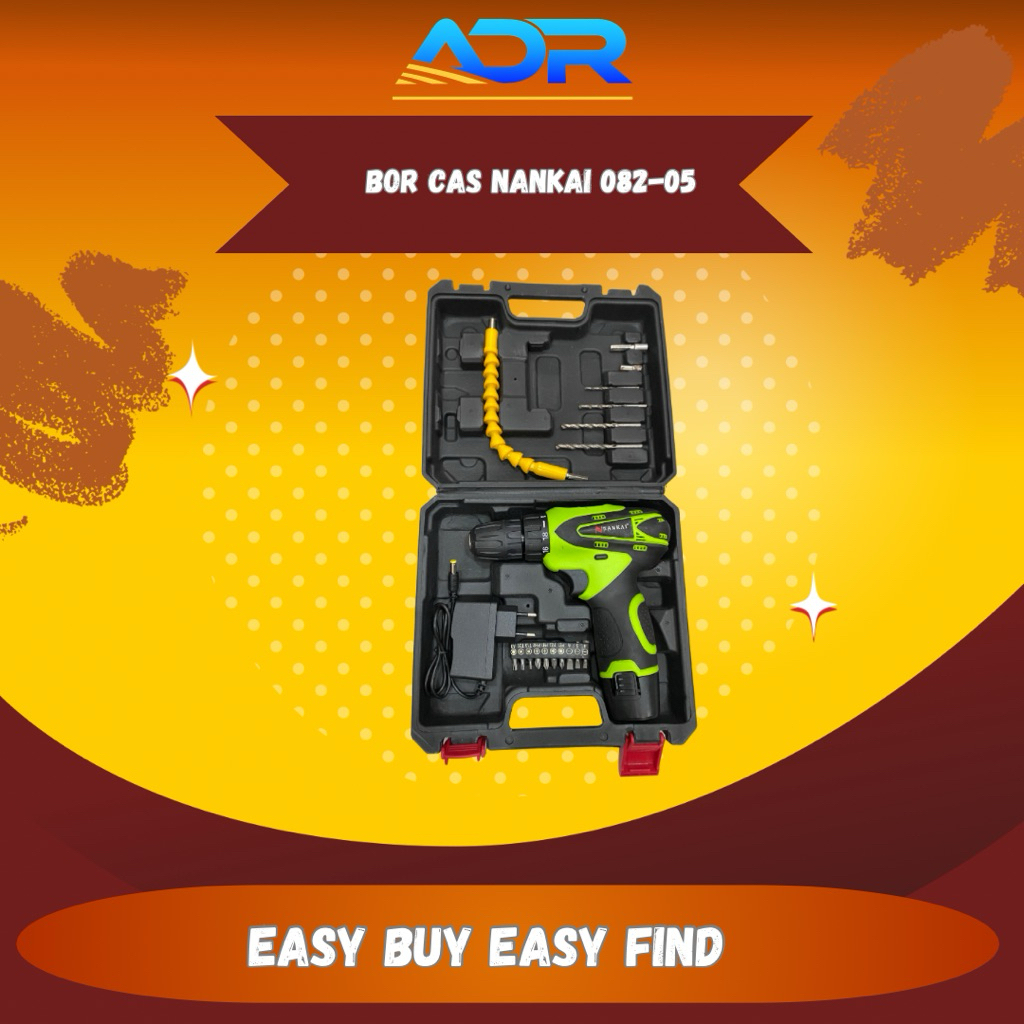 BOR CAS NANKAI / CORDLESS DRILL SERIES 082-05/ BOR BATERAI