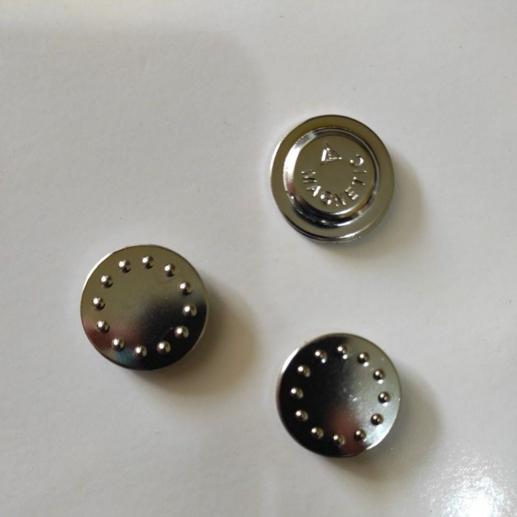 Magnet Bulat Magnet Pin Lencana Magnet Nama Dada Magnet Papan Nama Tanpa Lem