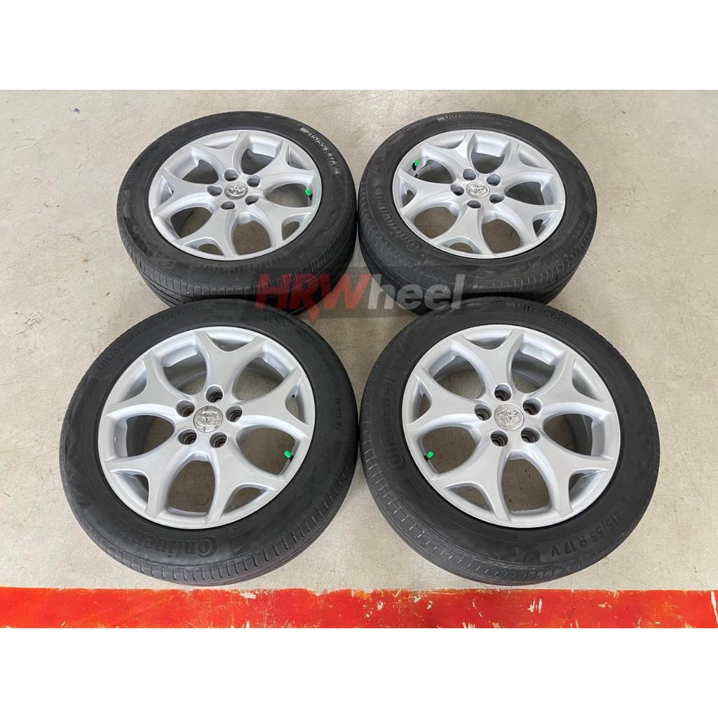 Velg Bekas Ori Toyota Estima R17 Ban Continental 215 55 R17 Bisa Buat Innova
