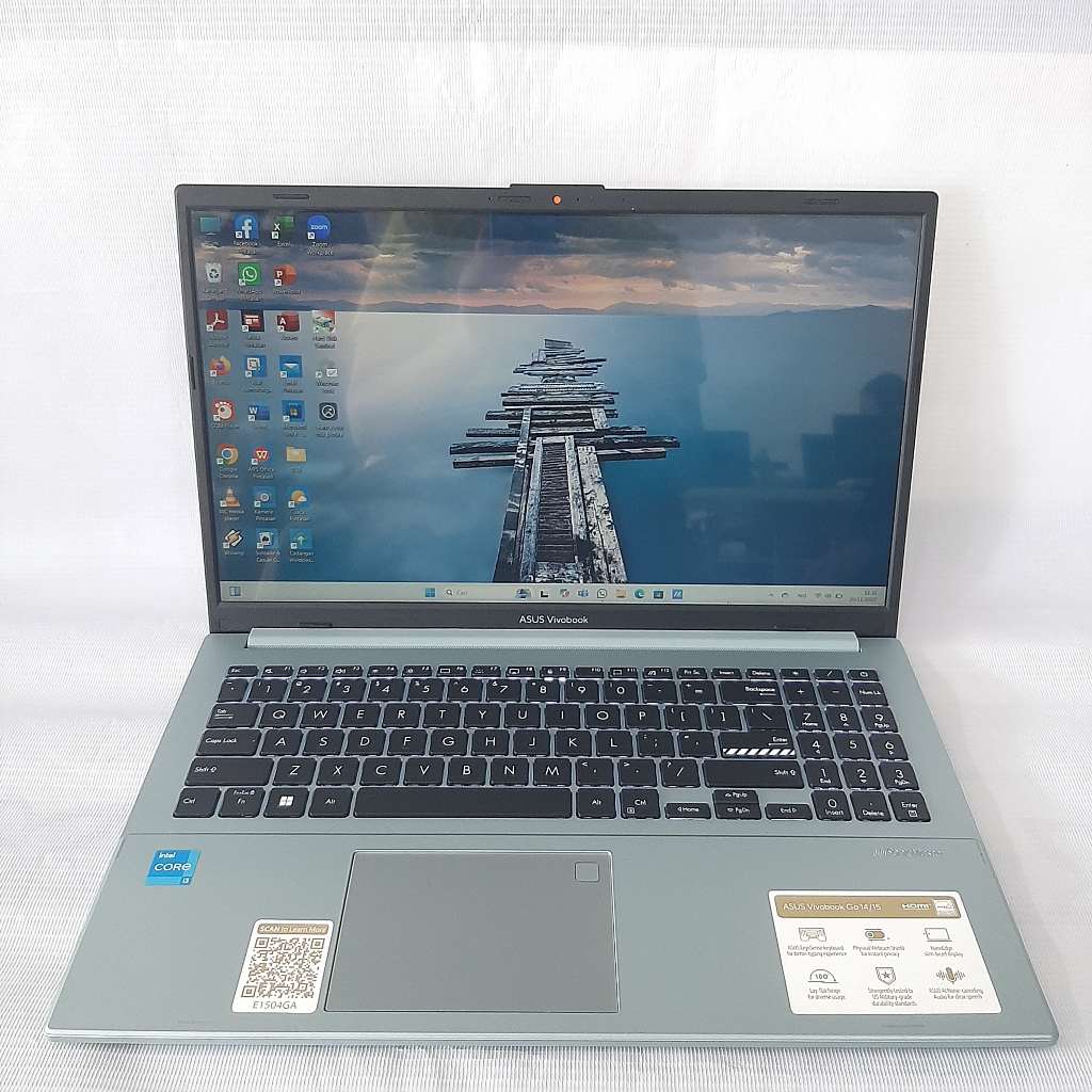 ASUS VIVOBOOK E1504G CORE I3-N305 RAM 8GB NVME 256GB KEY BACKLIGHT LED 15.6 INCH