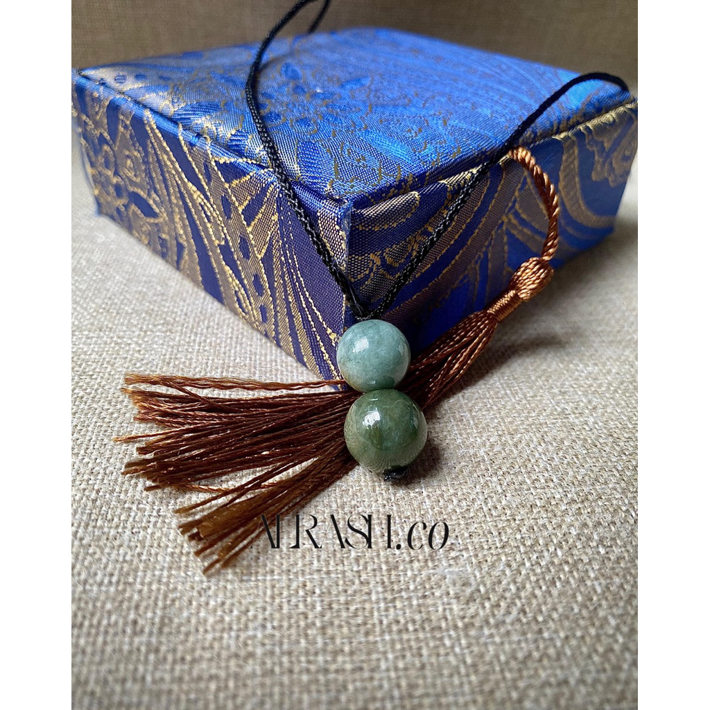 KALUNG TALI JADE BURMA GIOK BULAT ASLI