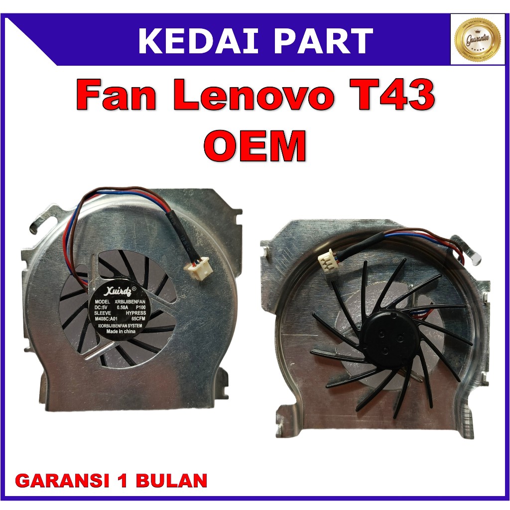 Fan IBM Lenovo Thinkpad T43 T40 T41 T42 T41P T42P OEM