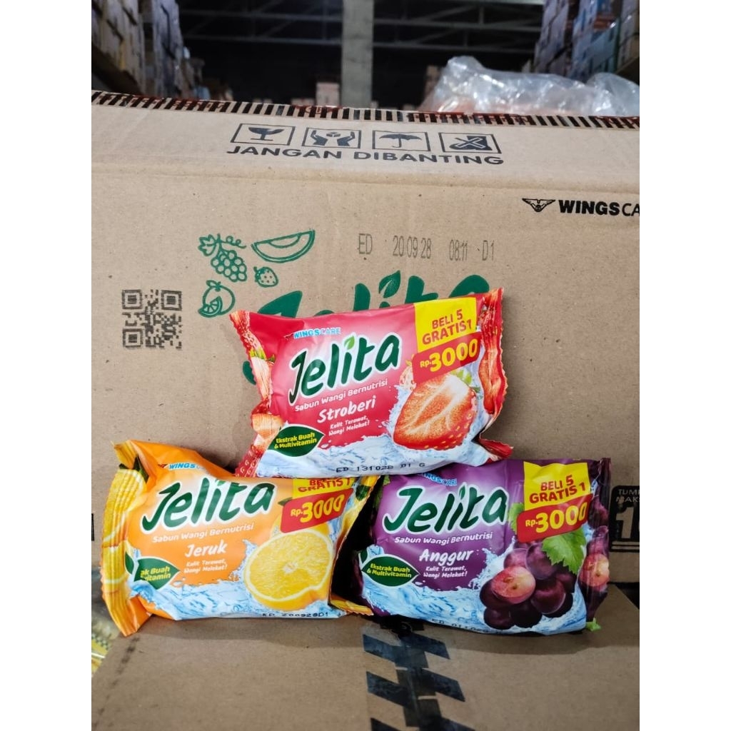 Paket Hemat Sabun Mandi JELITA ( 4 PCS )