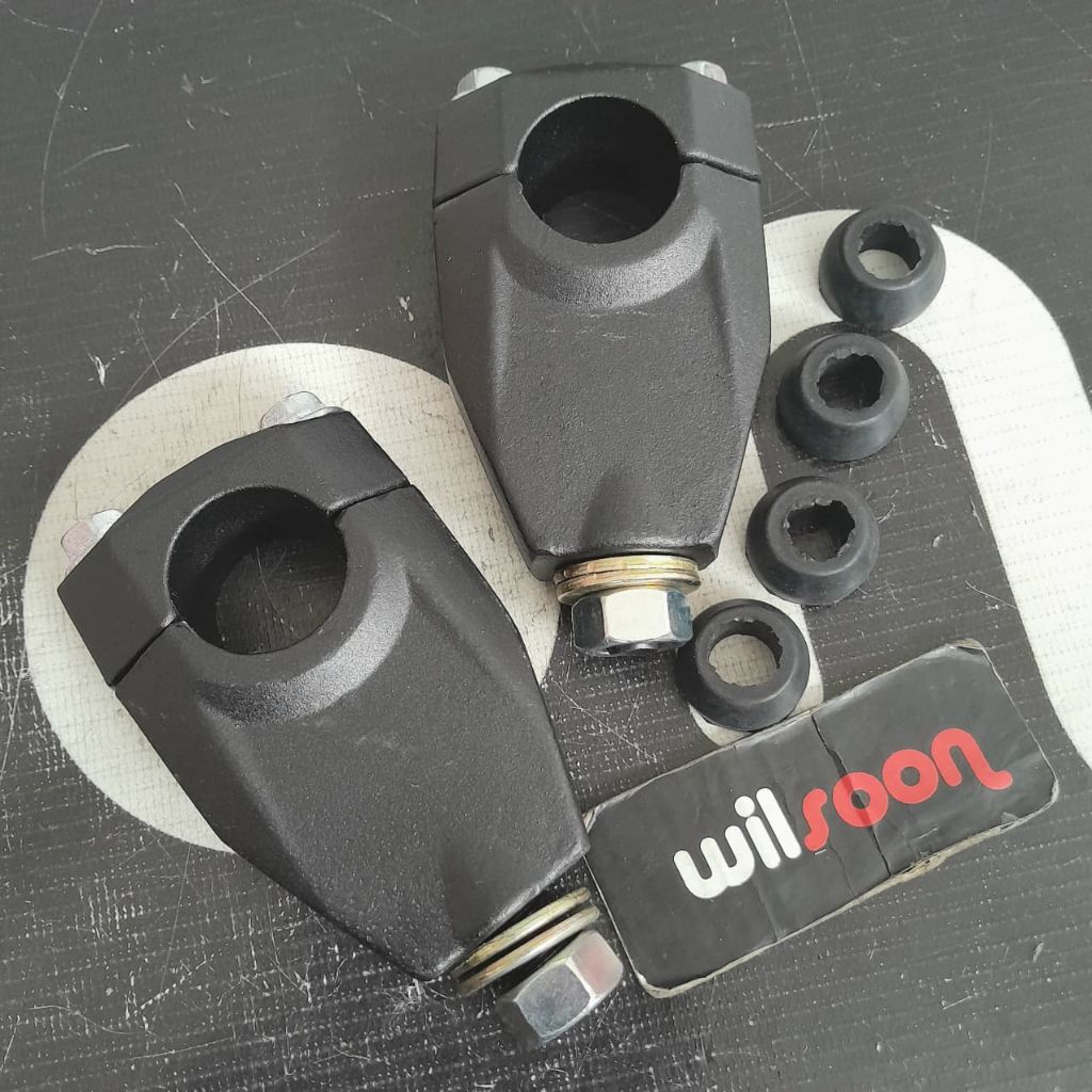 Raiser Stang / Riser Stang / Dudukan Stang Trail KLX BF / CRF Hitam Zpower