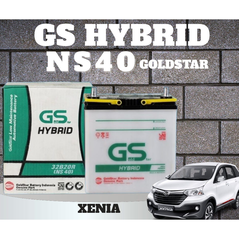 Aki Mobil GOLDSTAR NS40 – Cocok untuk Avanza Xenia Rush Terios Lama