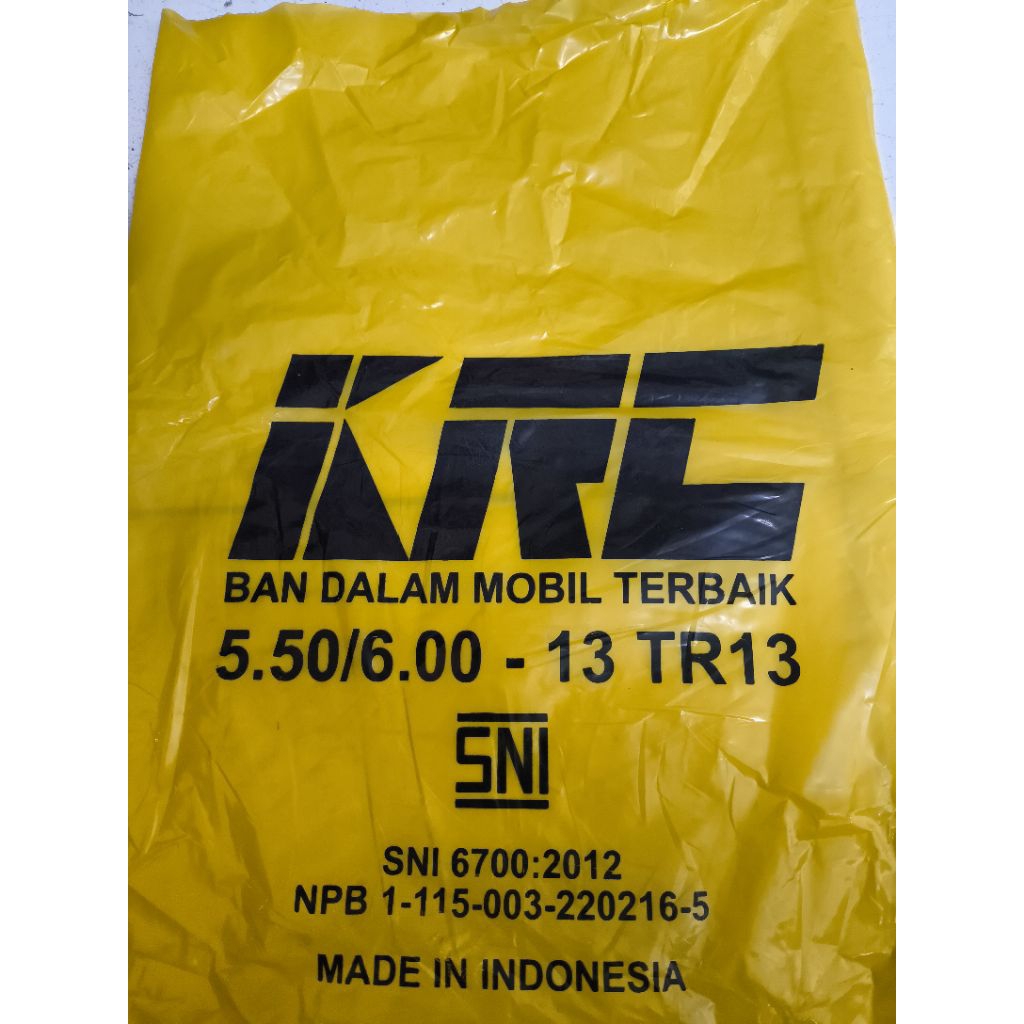 Ban dalam mobil KRC ring 13 / 550-13 / 550R13 / 550 13