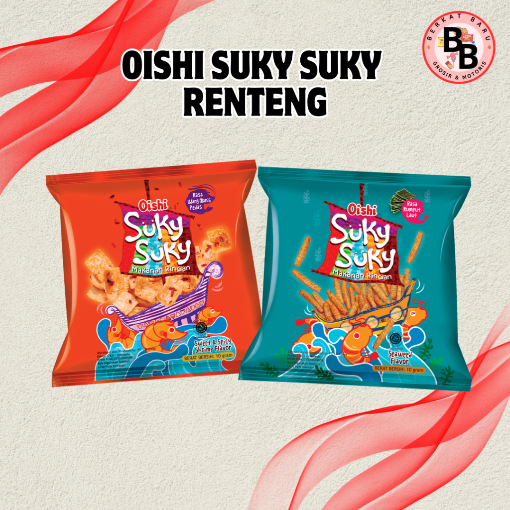 [BB SNACK] OISHI SUKY SUKY RENTENG