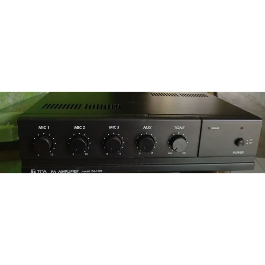 AMPLIFIER TOA ZA1025 BEKAS-baik berfungsi