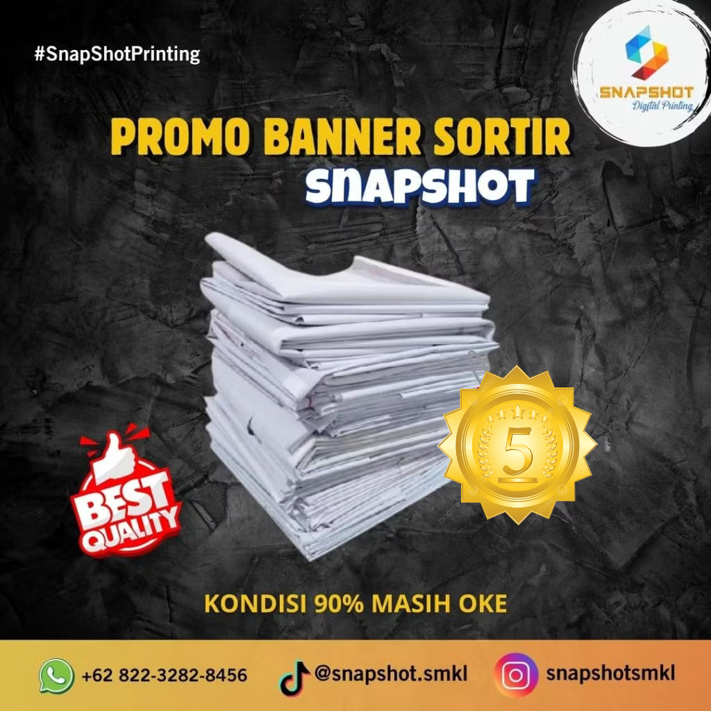 Banner I Spanduk Bekas Cetak – Hemat & Serbaguna