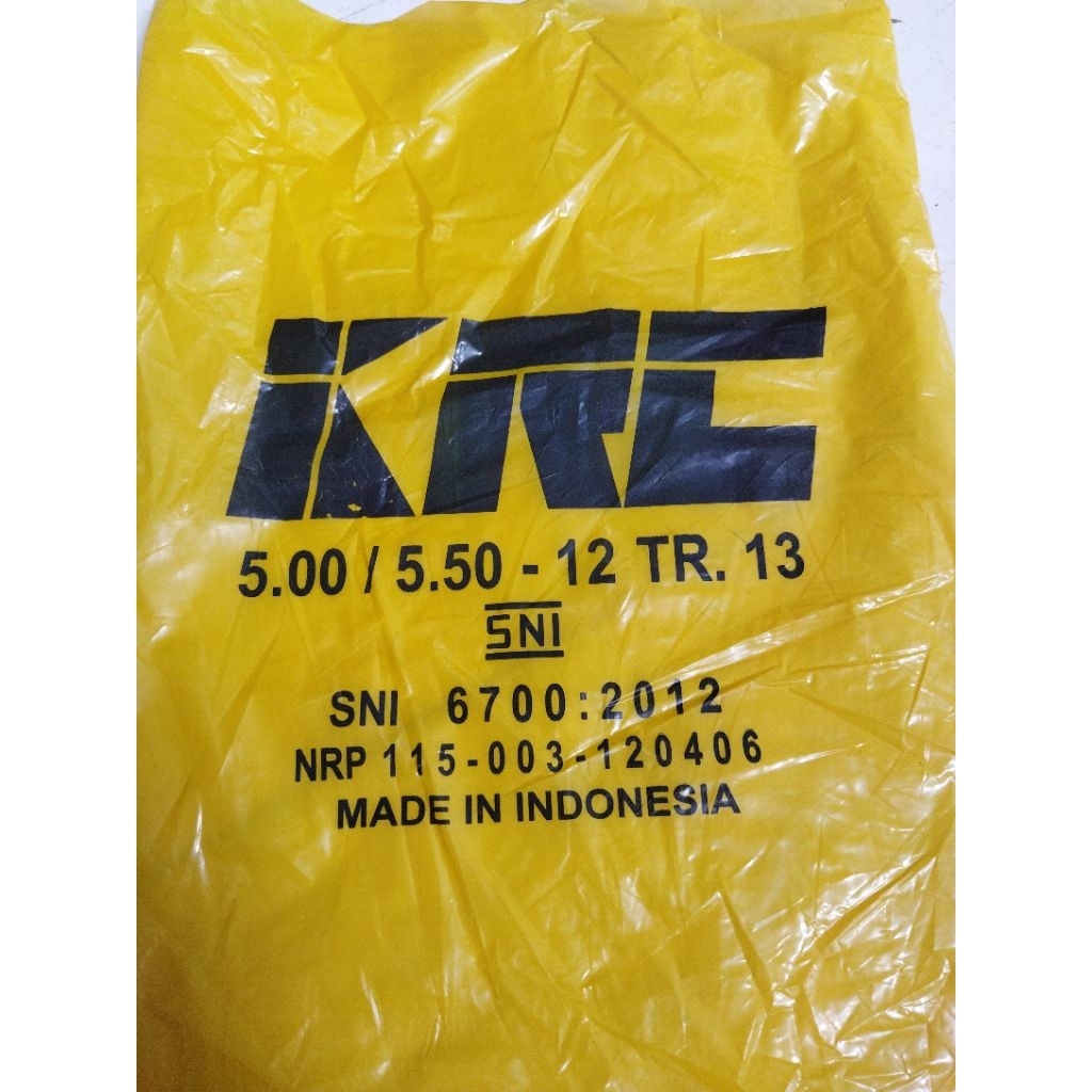 Ban dalam Mobil KRC ring 12 / 500-12 / 500R12 / 500 12