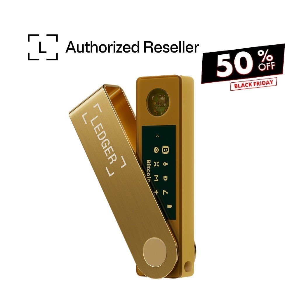 Ledger Nano X Gold Crypto Hardware Wallet