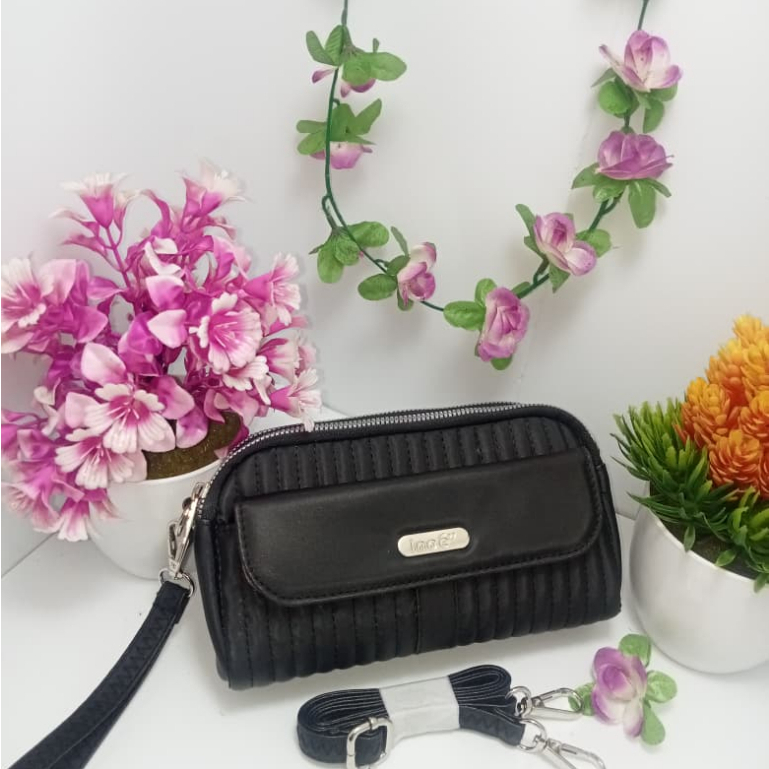 TAS SELEMPANG WANITA KALYA BY INOE TERBARU KULIT CHOCOLY