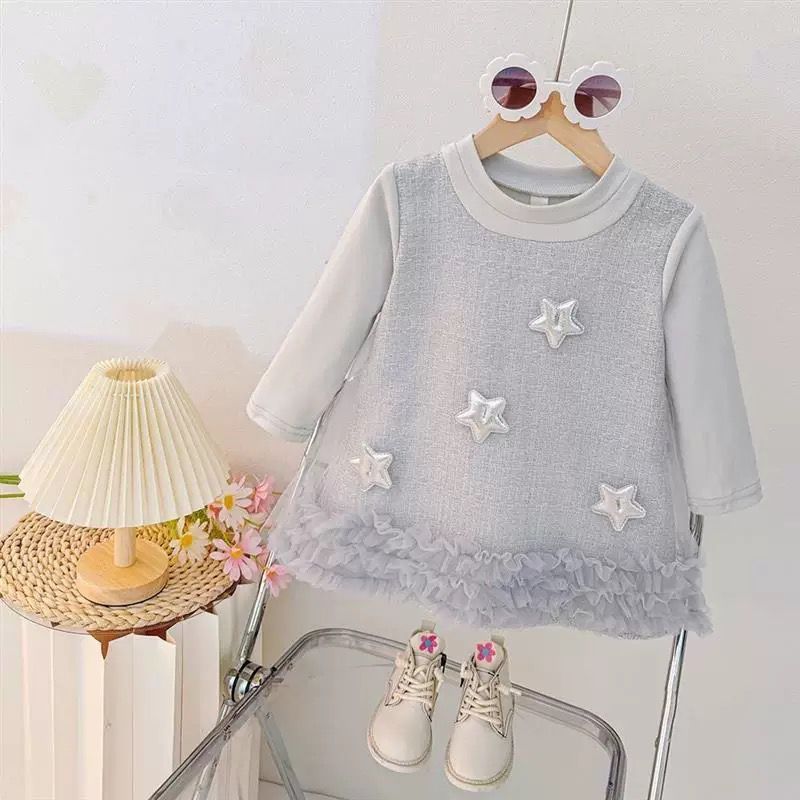 Dress Premium Anak Perempuan Usia 1-4 Tahun | Pakaian Import Terbaru Anak Cewek Model Baju Lengan Pa