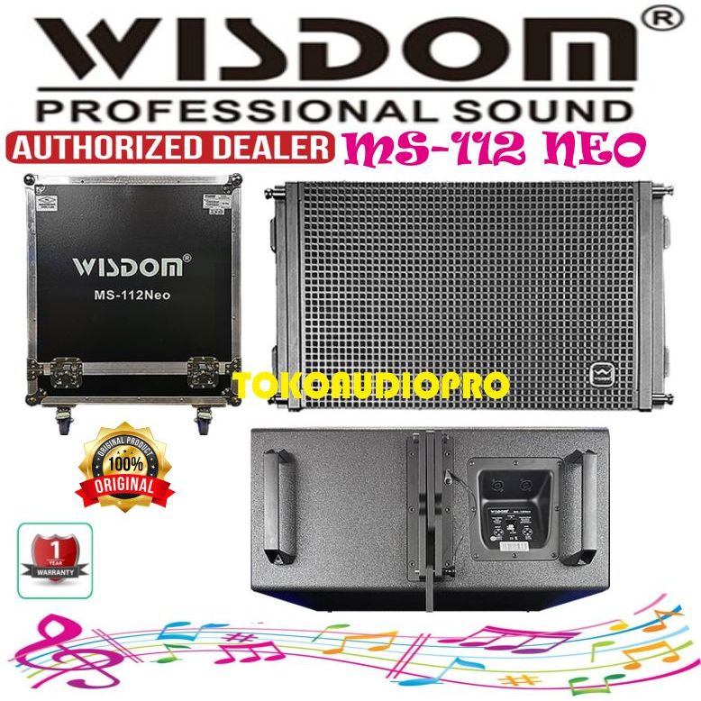 Wisdom Ms-112 Neo Speaker line Array Pasif Wisdom MS112Neo    Ms-112Neo