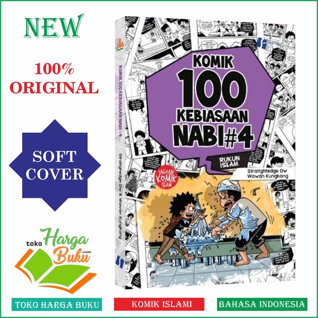 Foto Komik 100 Kebiasaan Nabi Jilid 4 Rukun Islam ORIGINAL Buku Anak Salsabila - Pustaka Al-Kautsar