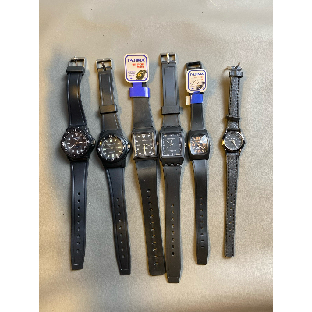 Jam Tangan unisex cowok cewek anti air tajima ori murah berkualitas