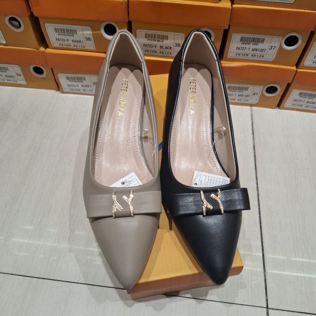 Sepatu Pantofel Heels Wanita Brand PETER KEIZA ORI