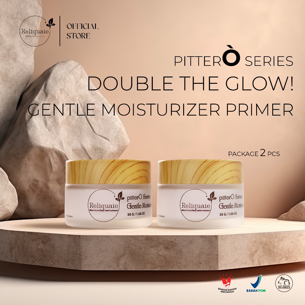 Reliquaie - PitterÒ Series Paket DOUBLE THE GLOW! Gentle Moisturizer Primer 30 MG (2 Pcs)