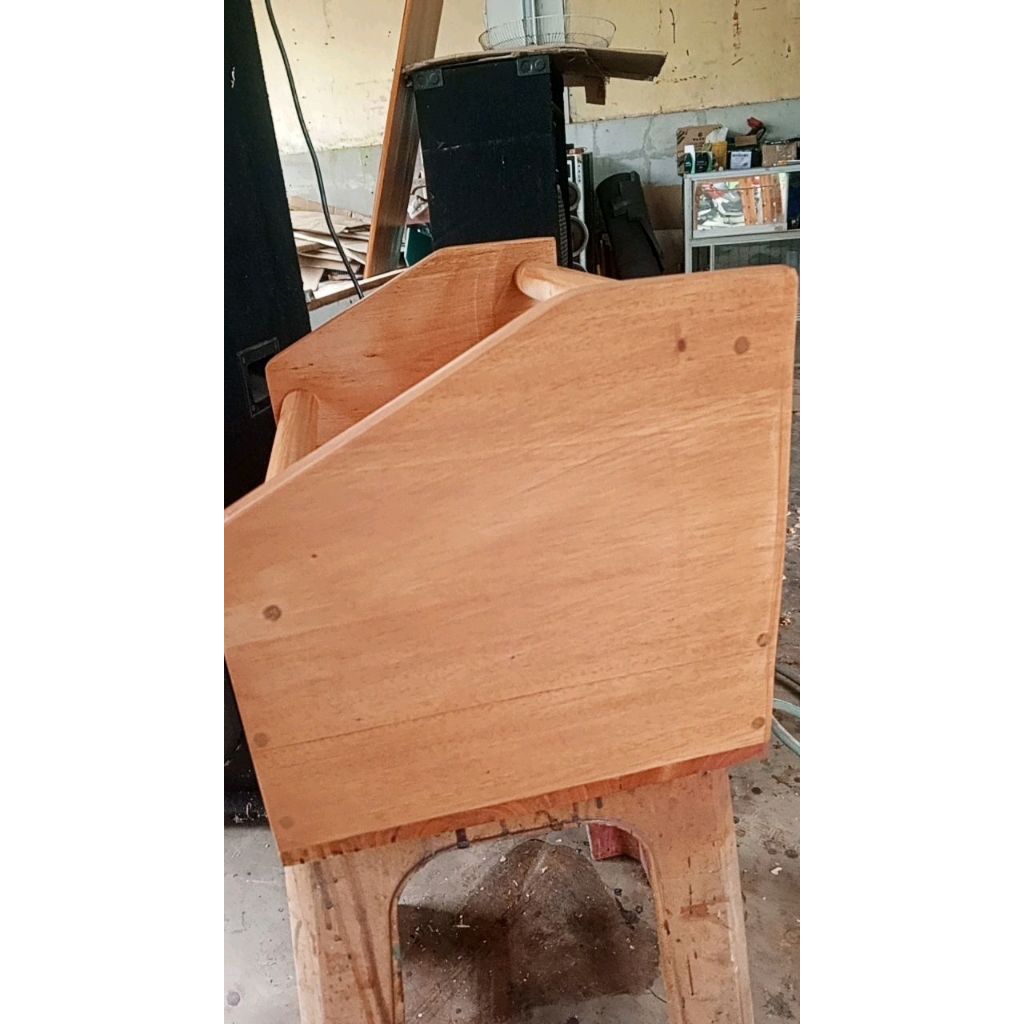 kotak kayu/rak buku/penyimpanan piringan