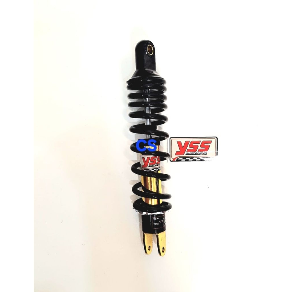 SHOCK BELAKANG COPY YSS HITAM/BIRU UKURAN 330 MM BUAT MOTOR VARIO 125CC/ VARIO 150CC/ VARIO 160CC/ X