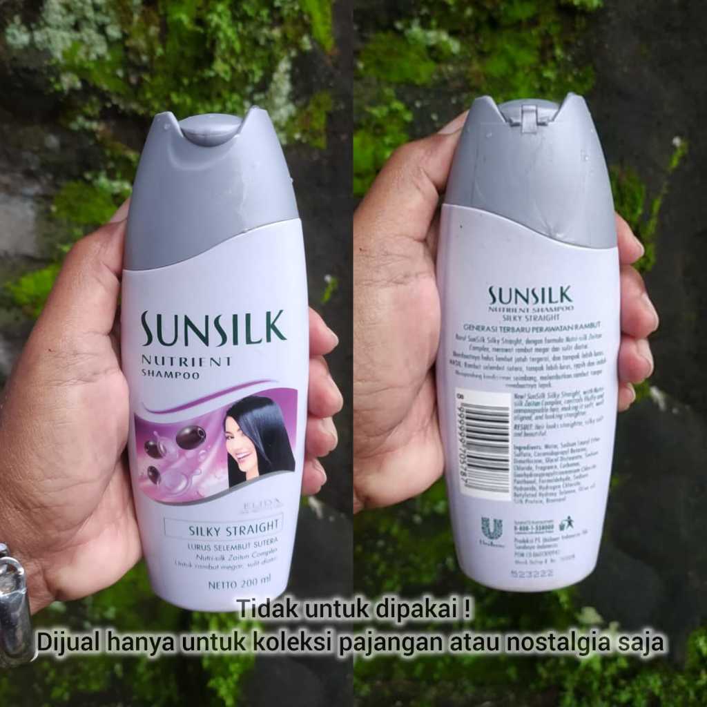 [ TIDAK UNTUK DIPAKAI ] KOLEKSI PRODUK JADUL ORIGINAL SHAMPOO SUNSILK HANYA UNTUK PAJANGAN SAJA