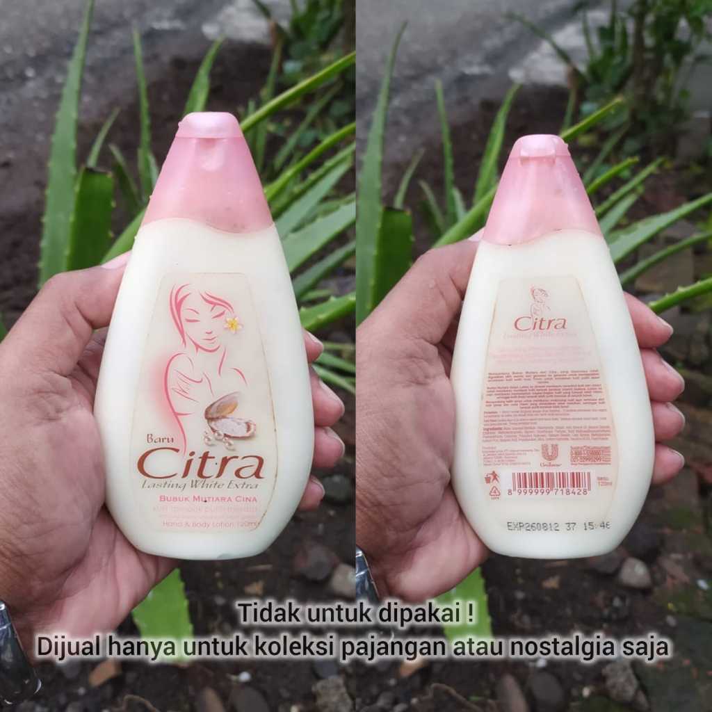 [ TIDAK UNTUK DIPAKAI ] EXP260812 KOLEKSI PRODUK JADUL CITRA MUTIARA KEMASAN 120ML HANYA UNTUK PAJAN