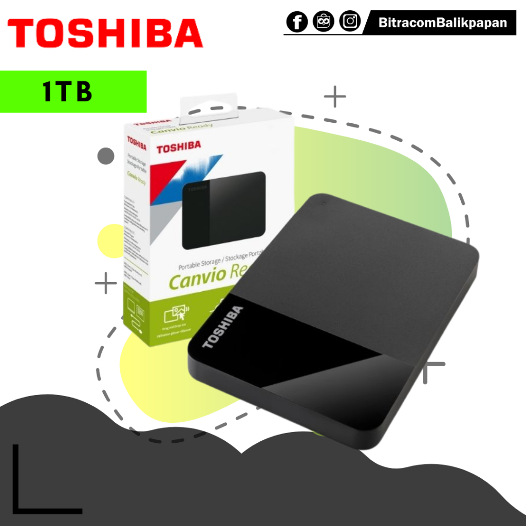 Hardisk External HDD Toshiba - Canvio 1TB - 2TB - External USB 3.2