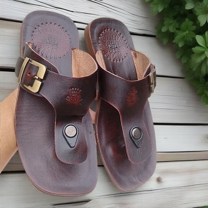 Sandal Pria Sandal Jepit Pria Kulit Asli Model Carvil Sandal Jepit Kulit