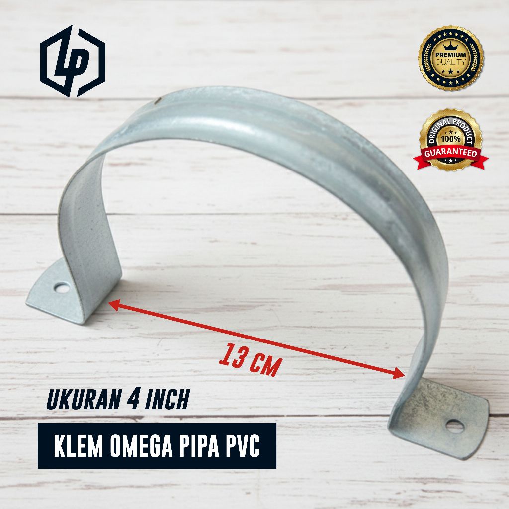 Klem Omega Pipa PVC 4 Inch - Clamp Penjepit Pipa | Klem Pipa Air PVC | penjepit pipa pvc | klem pipa