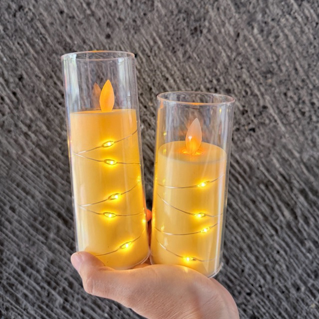 Lilin natal / lilin dekorasi LED