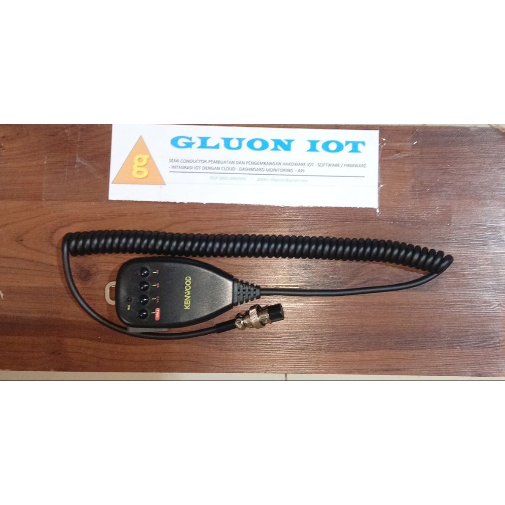 MIC RIG KENWOOD TM231 TM241 MC-44 8 PIN BESI HANDMIC MICROPHONE MIKROFON TM201