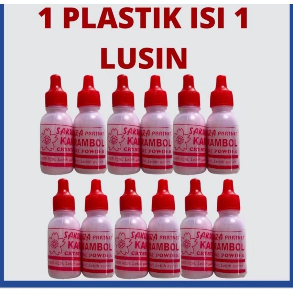 ( ISI 12 PCS GROSIR ) KRISTAL KARAMBOL KASAR