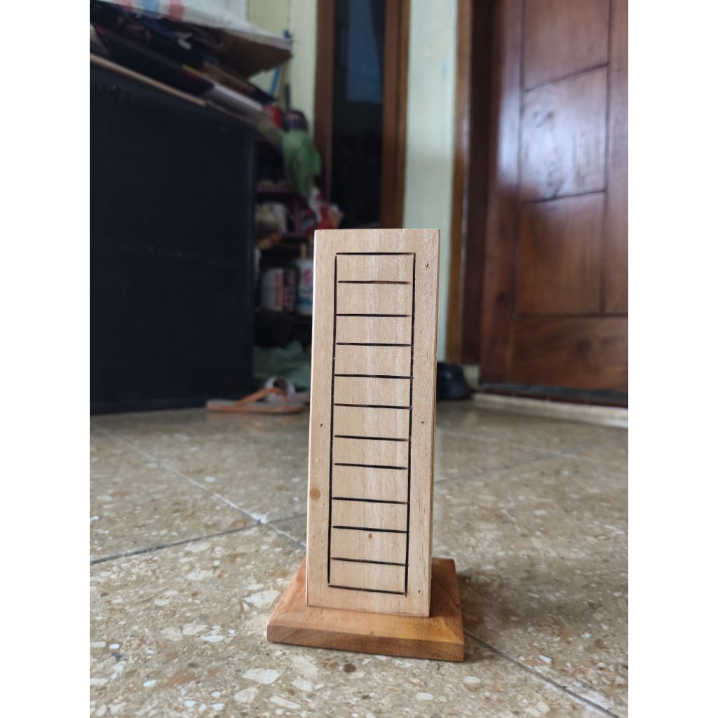 VAS KAYU BUNGA TINGGI 20CM / POT MINIMALIS / VAS MINIMALIS / POT BUNGA /  POT RUANGAN