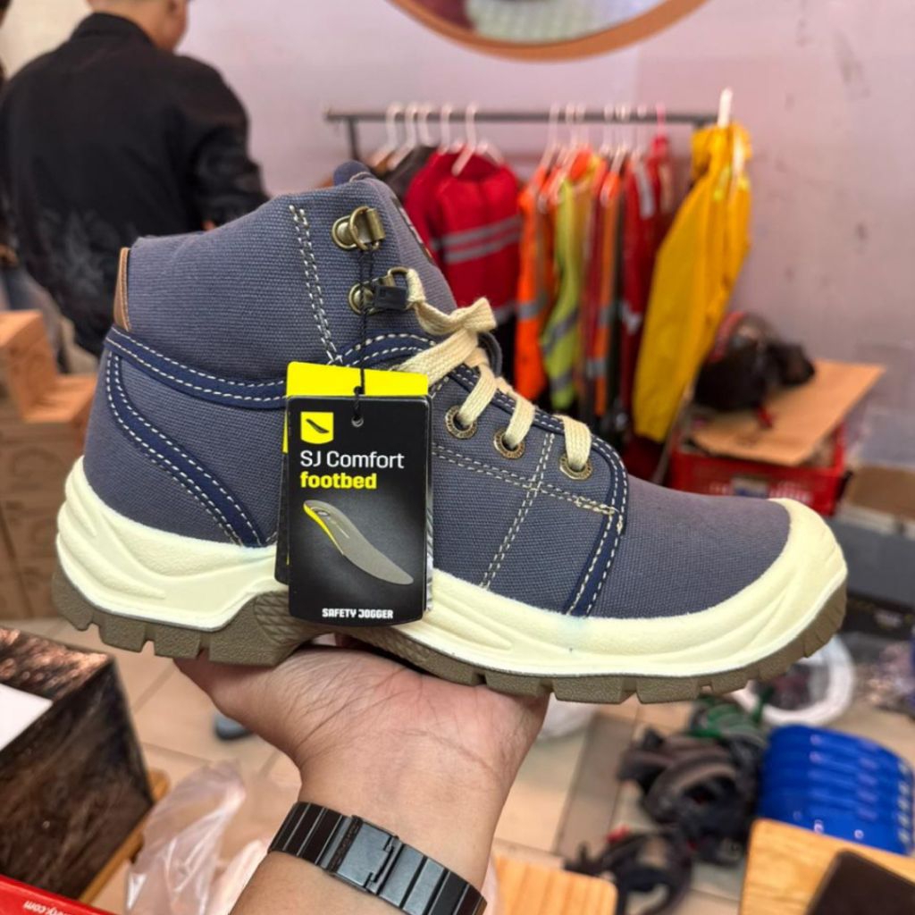 Sepatu Safety Jogger Desert S1P Navy - Safety Shoes Jogger Desert S1P Original