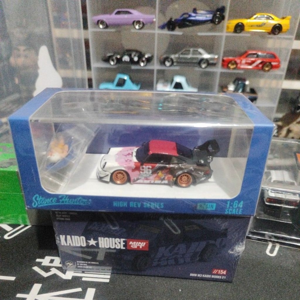 Stance Hunters Resin REV Porsche RWB 964 Akiba #96 High GT Wing Figure Boss Gundam Akiba Limited Edi