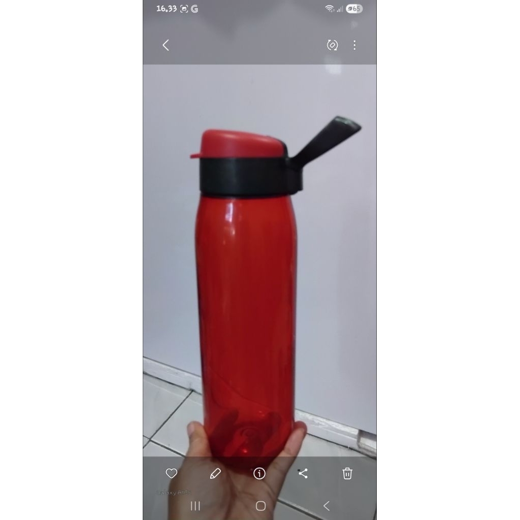 H2GO / BOTOL CRYSTAL TUPPERWARE PL 750ML