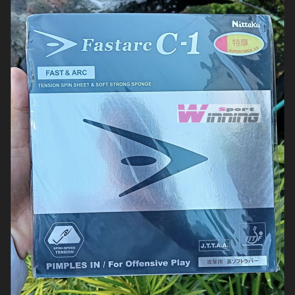 Nittaku Fastarc C1 - Karet Tenis Meja - Original