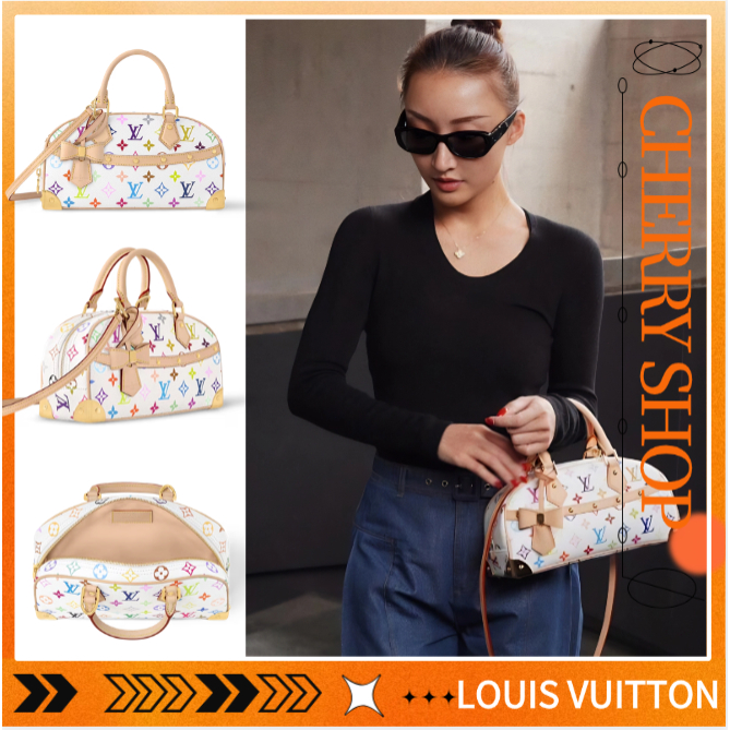 Louis Vuitton LV x TM HANDBAG EAST WEST Tas bowling wanita LV