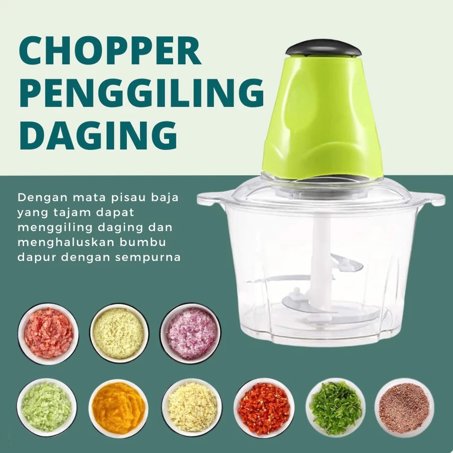 TERBARU BLENDER DAGING STAINLESS / ALAT PENGGILING ELETRIK / BLENDER DAGING / CHOOPER